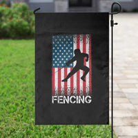 American Flag Fencing USA Patriotic Garden Flag - Wonder Print Shop