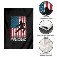 American Flag Fencing USA Patriotic Garden Flag - Wonder Print Shop