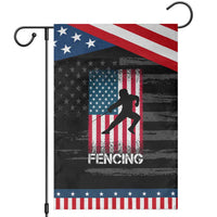 American Flag Fencing USA Patriotic Garden Flag