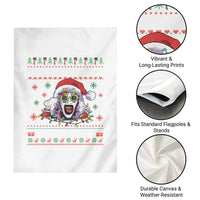 Terrifier Santa Christmas Garden Flag Getting Into The Holiday Spirit Horror Movie - Wonder Print Shop