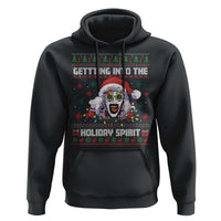 Terrifier Santa Christmas Hoodie Getting Into The Holiday Spirit Horror Movie - Wonder Print Shop