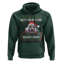 Terrifier Santa Christmas Hoodie Getting Into The Holiday Spirit Horror Movie - Wonder Print Shop