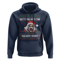 Terrifier Santa Christmas Hoodie Getting Into The Holiday Spirit Horror Movie - Wonder Print Shop