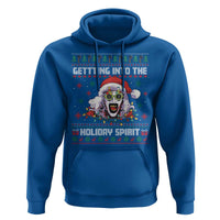 Terrifier Santa Christmas Hoodie Getting Into The Holiday Spirit Horror Movie - Wonder Print Shop