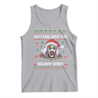 Terrifier Santa Christmas Tank Top Getting Into The Holiday Spirit Horror Movie - Wonder Print Shop