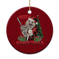Terrifier Santa Christmas Horror Movie Ceramic Ornament - Wonder Print Shop
