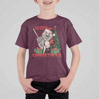 Terrifier Santa Christmas Horror Movie T Shirt For Kid - Wonder Print Shop