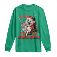 Terrifier Santa Christmas Horror Movie Long Sleeve Shirt - Wonder Print Shop