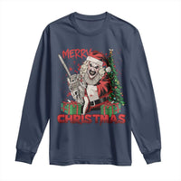 Terrifier Santa Christmas Horror Movie Long Sleeve Shirt - Wonder Print Shop