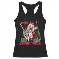 Terrifier Santa Christmas Horror Movie Racerback Tank Top - Wonder Print Shop