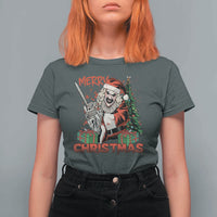 Terrifier Santa Christmas Horror Movie T Shirt For Women - Wonder Print Shop