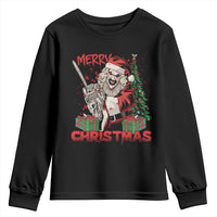 Terrifier Santa Christmas Horror Movie Youth Sweatshirt - Wonder Print Shop