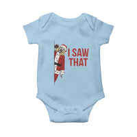 Terrifier Santa Christmas Movie Baby Onesie I Saw That Meme - Wonder Print Shop