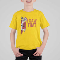Terrifier Santa Christmas Movie T Shirt For Kid I Saw That Meme - Wonder Print Shop