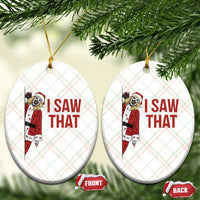 Terrifier Santa Christmas Movie Ceramic Ornament I Saw That Meme - Wonder Print Shop
