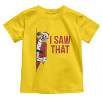 Terrifier Santa Christmas Movie Toddler T Shirt I Saw That Meme - Wonder Print Shop