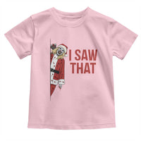 Terrifier Santa Christmas Movie Toddler T Shirt I Saw That Meme - Wonder Print Shop