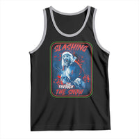 Terrifier Santa Christmas Tank Top Slashing Through The Snow - Wonder Print Shop