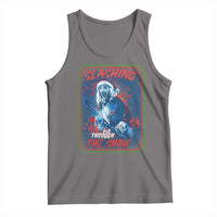 Terrifier Santa Christmas Tank Top Slashing Through The Snow - Wonder Print Shop