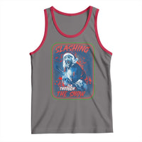 Terrifier Santa Christmas Tank Top Slashing Through The Snow - Wonder Print Shop