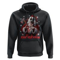 67 Terrifier Santa Horror Christmas Hoodie Funny Six Seven Meme Holiday Movie - Wonder Print Shop