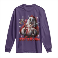 67 Terrifier Santa Horror Christmas Long Sleeve Shirt Funny Six Seven Meme Holiday Movie - Wonder Print Shop
