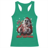 67 Terrifier Santa Horror Christmas Racerback Tank Top Funny Six Seven Meme Holiday Movie - Wonder Print Shop
