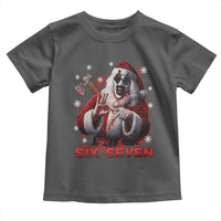67 Terrifier Santa Horror Christmas Toddler T Shirt Funny Six Seven Meme Holiday Movie - Wonder Print Shop