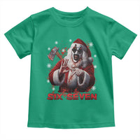 67 Terrifier Santa Horror Christmas Toddler T Shirt Funny Six Seven Meme Holiday Movie - Wonder Print Shop