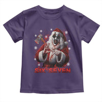67 Terrifier Santa Horror Christmas Toddler T Shirt Funny Six Seven Meme Holiday Movie - Wonder Print Shop