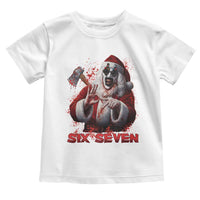 67 Terrifier Santa Horror Christmas Toddler T Shirt Funny Six Seven Meme Holiday Movie - Wonder Print Shop