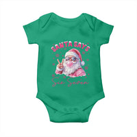 67 Six Seven Pink Santa Christmas Meme Baby Onesie - Wonder Print Shop