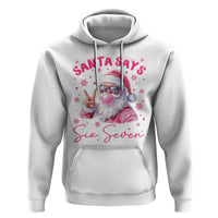 67 Six Seven Pink Santa Christmas Meme Hoodie - Wonder Print Shop