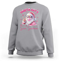 67 Six Seven Pink Santa Christmas Meme Sweatshirt - Wonder Print Shop
