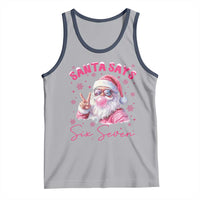 67 Six Seven Pink Santa Christmas Meme Tank Top - Wonder Print Shop