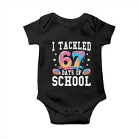 67 Days Of School Baby Onesie Six Seven Sports American Football Ice Cream Drip - Wonder Print Shop