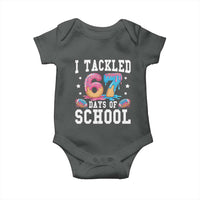 67 Days Of School Baby Onesie Six Seven Sports American Football Ice Cream Drip - Wonder Print Shop