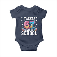 67 Days Of School Baby Onesie Six Seven Sports American Football Ice Cream Drip - Wonder Print Shop