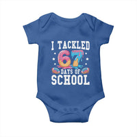 67 Days Of School Baby Onesie Six Seven Sports American Football Ice Cream Drip - Wonder Print Shop