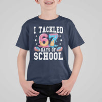 67 Days Of School T Shirt For Kid Six Seven Sports American Football Ice Cream Drip - Wonder Print Shop