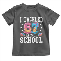 67 Days Of School Toddler T Shirt Six Seven Sports American Football Ice Cream Drip - Wonder Print Shop