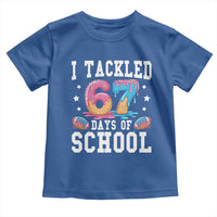 67 Days Of School Toddler T Shirt Six Seven Sports American Football Ice Cream Drip - Wonder Print Shop