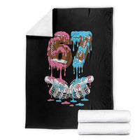 67 Football Meme Throw Blanket Six Seven Sports American Football Ice Cream Drip - Wonder Print Shop