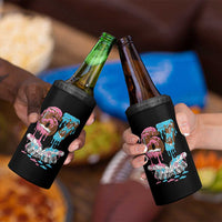 67 Football Meme 4 in 1 Can Cooler Tumbler Six Seven Sports American Football Ice Cream Drip - Wonder Print Shop
