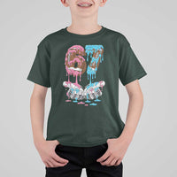 67 Football Meme T Shirt For Kid Six Seven Sports American Football Ice Cream Drip - Wonder Print Shop