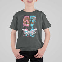 67 Football Meme T Shirt For Kid Six Seven Sports American Football Ice Cream Drip - Wonder Print Shop