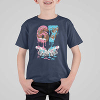 67 Football Meme T Shirt For Kid Six Seven Sports American Football Ice Cream Drip - Wonder Print Shop