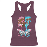 67 Football Meme Racerback Tank Top Six Seven Sports American Football Ice Cream Drip - Wonder Print Shop
