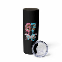 67 Football Meme Skinny Tumbler Six Seven Sports American Football Ice Cream Drip - Wonder Print Shop