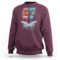67 Football Meme Sweatshirt Six Seven Sports American Football Ice Cream Drip - Wonder Print Shop